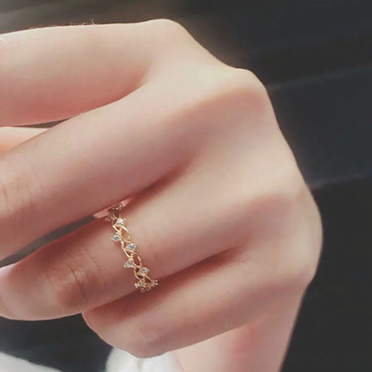 Golden Grace S925 Sterling Silver Ring