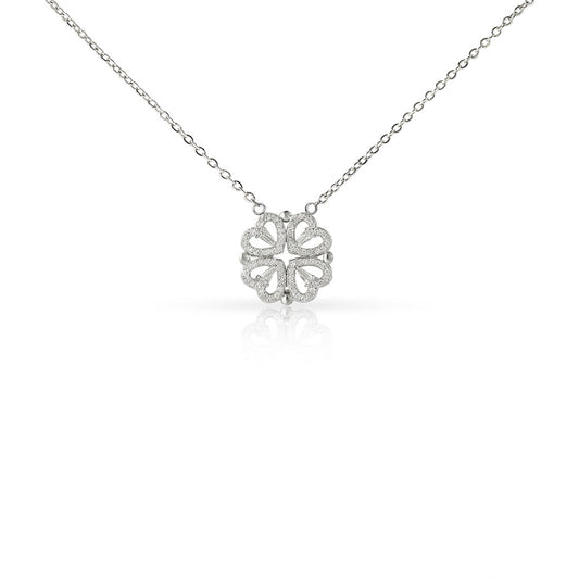 Lucky in Love Magnetic Hearts Necklace