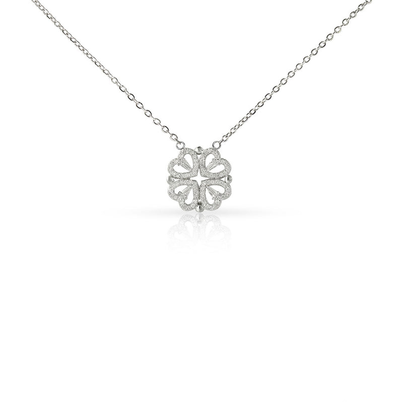 Lucky in Love Magnetic Hearts Necklace