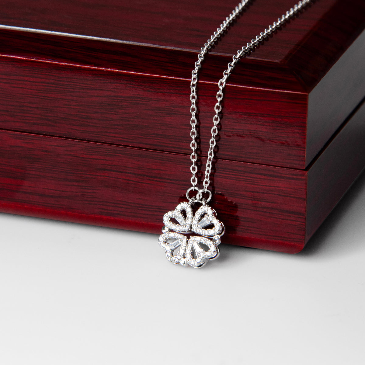 A Little Luck — Magnetic Clover Necklace