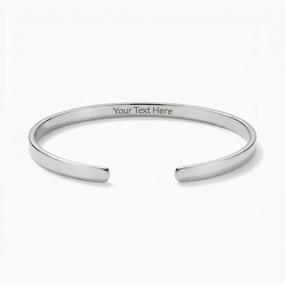 In Your Own Words — Engraved Cuff Bracelet