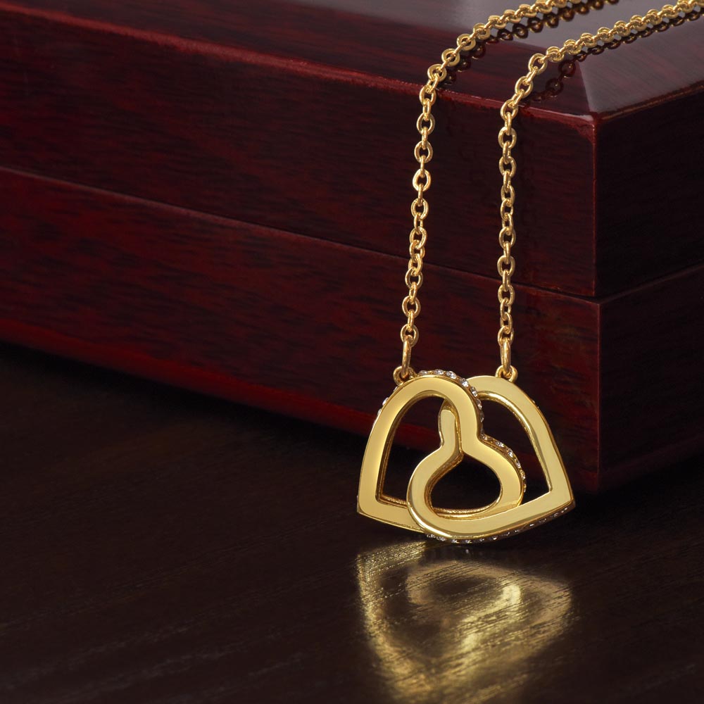 Linked — Interlocking Hearts Necklace