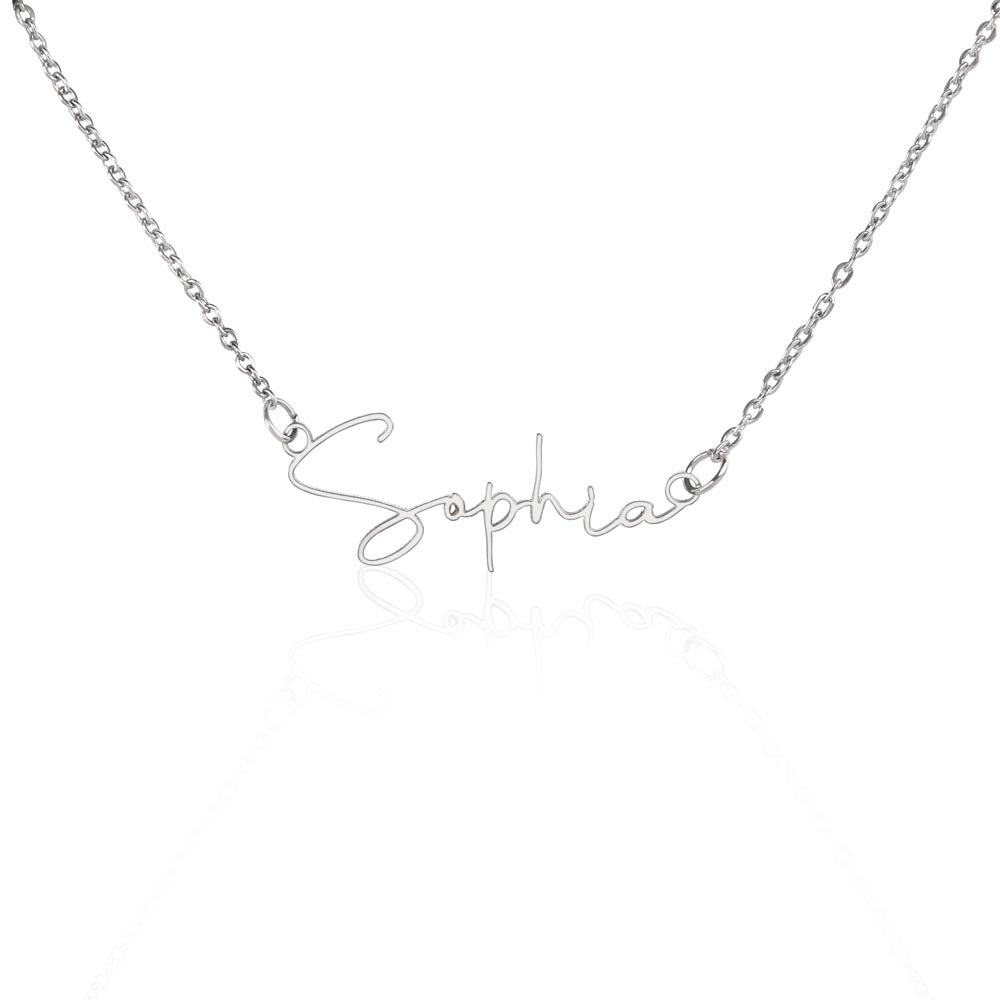 The Signature — Personalized Name Necklace