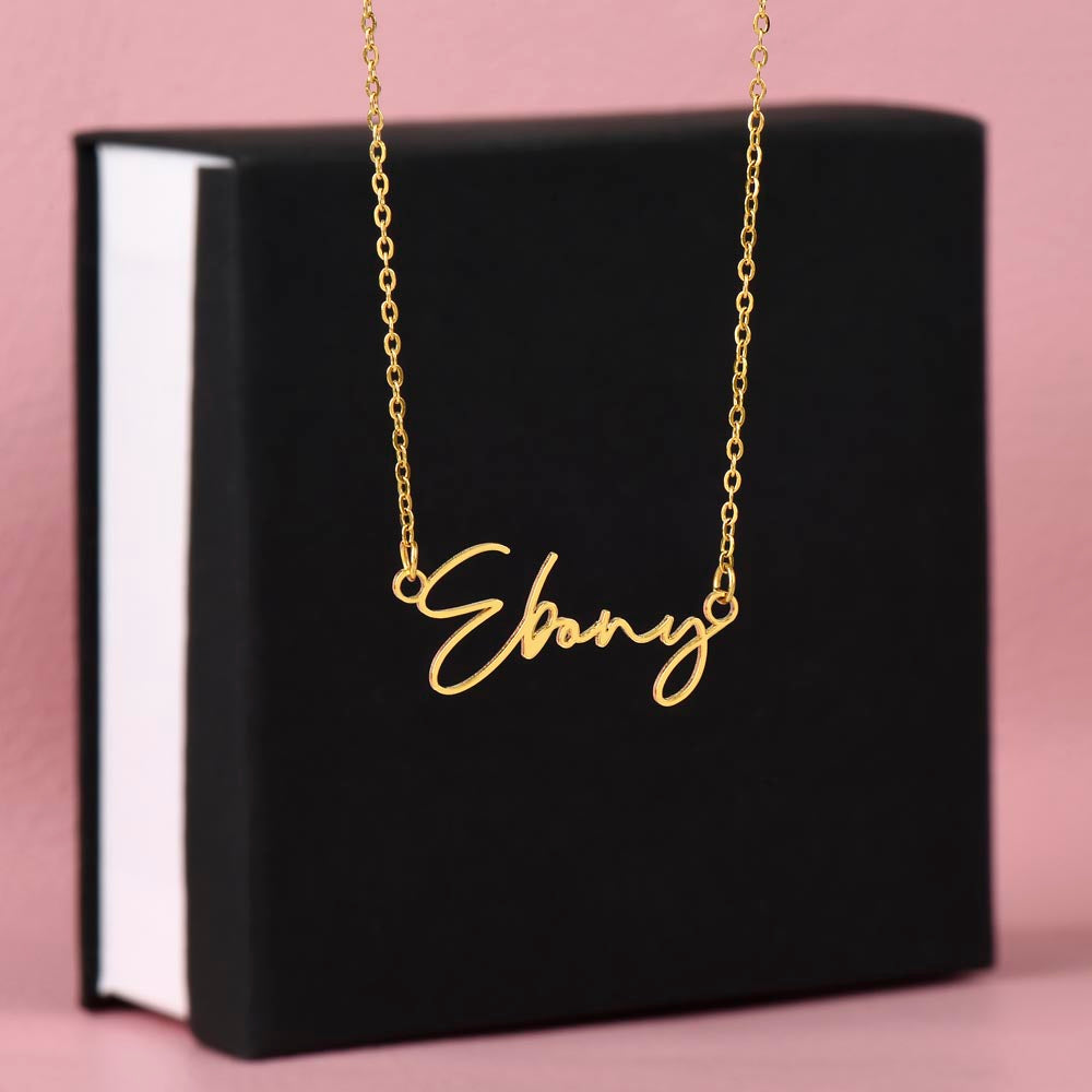 The Signature — Personalized Name Necklace