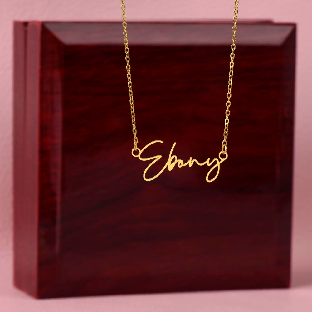 The Signature — Personalized Name Necklace