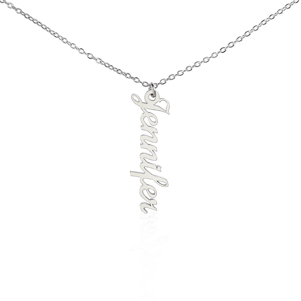 Down the Line — Vertical Multi-Name Necklace