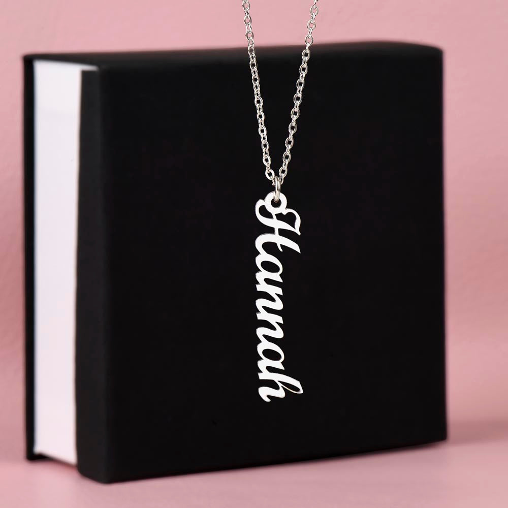 Down the Line — Vertical Multi-Name Necklace