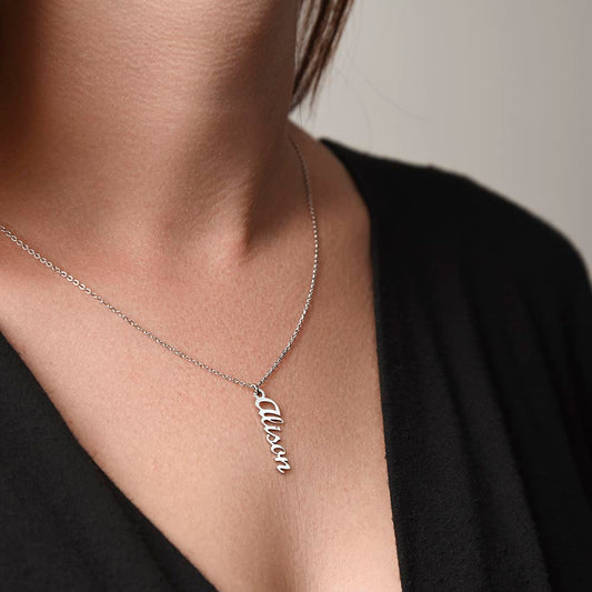 Together Always Multi-Name Vertical Necklace