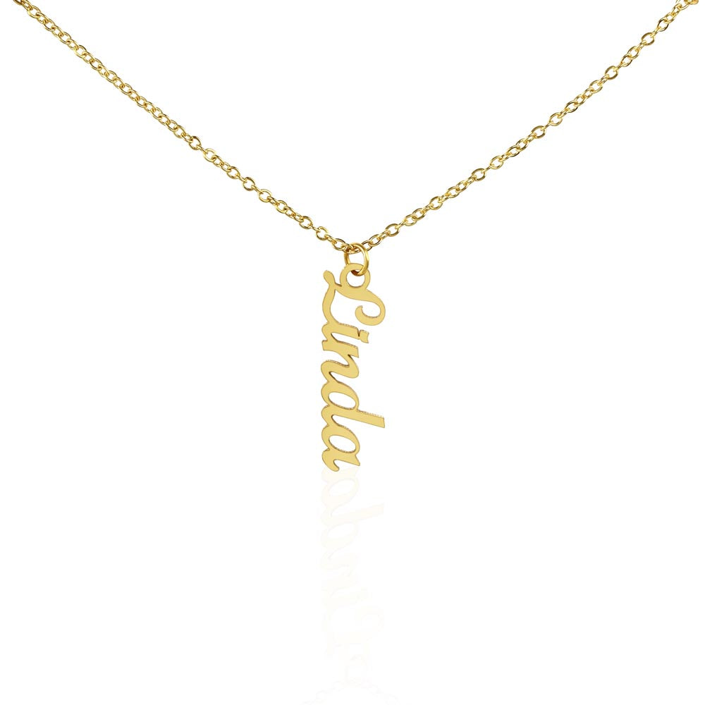 Down the Line — Vertical Multi-Name Necklace