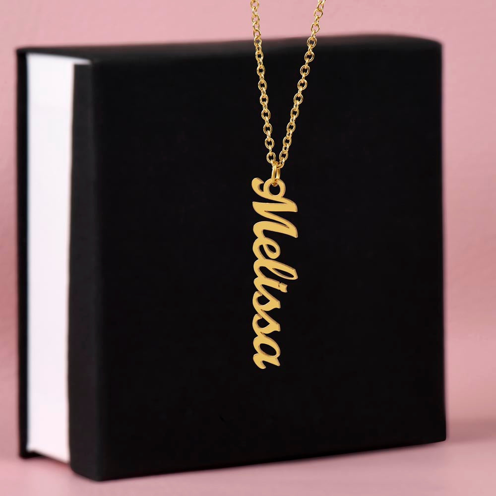 Down the Line — Vertical Multi-Name Necklace
