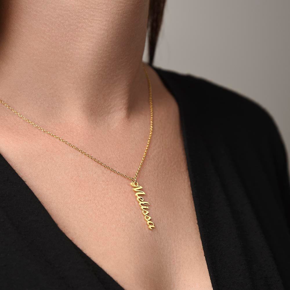 Down the Line — Vertical Multi-Name Necklace