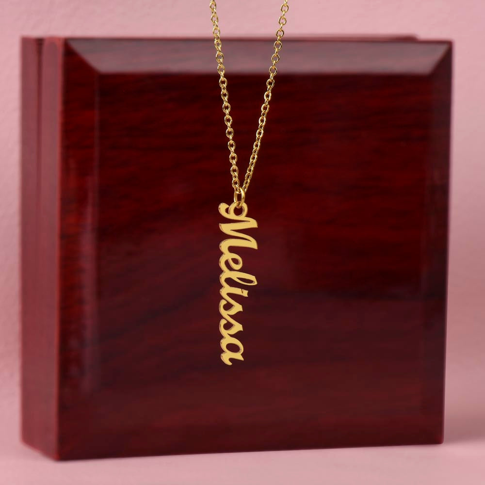 Down the Line — Vertical Multi-Name Necklace