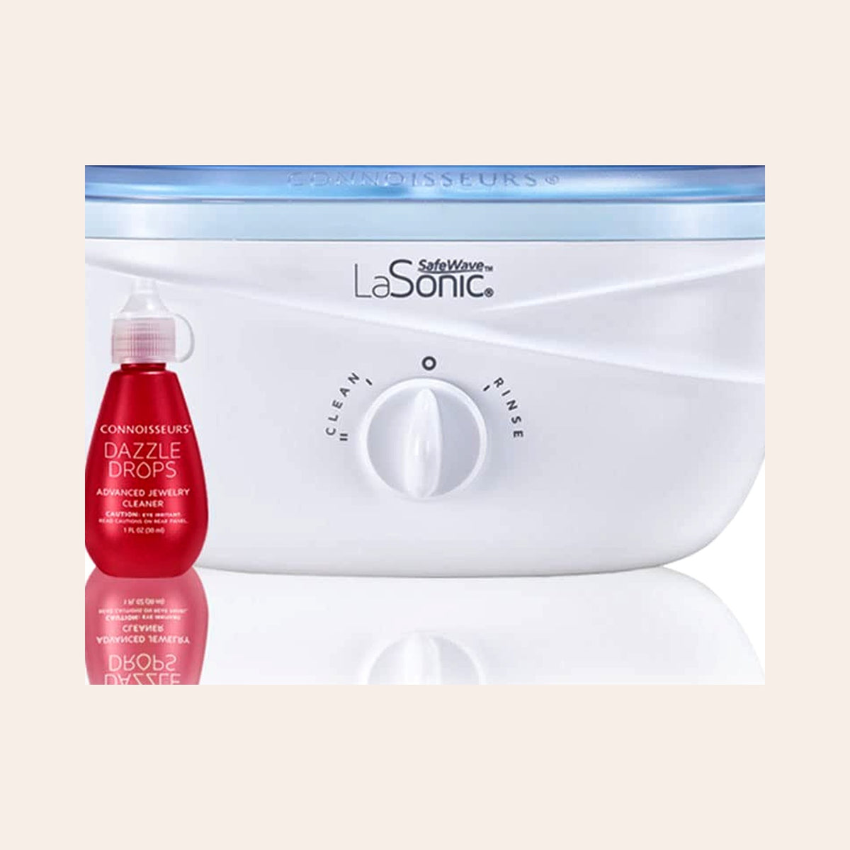 Sonic Jewelry Cleaner — Dual Tank Machine with Solution