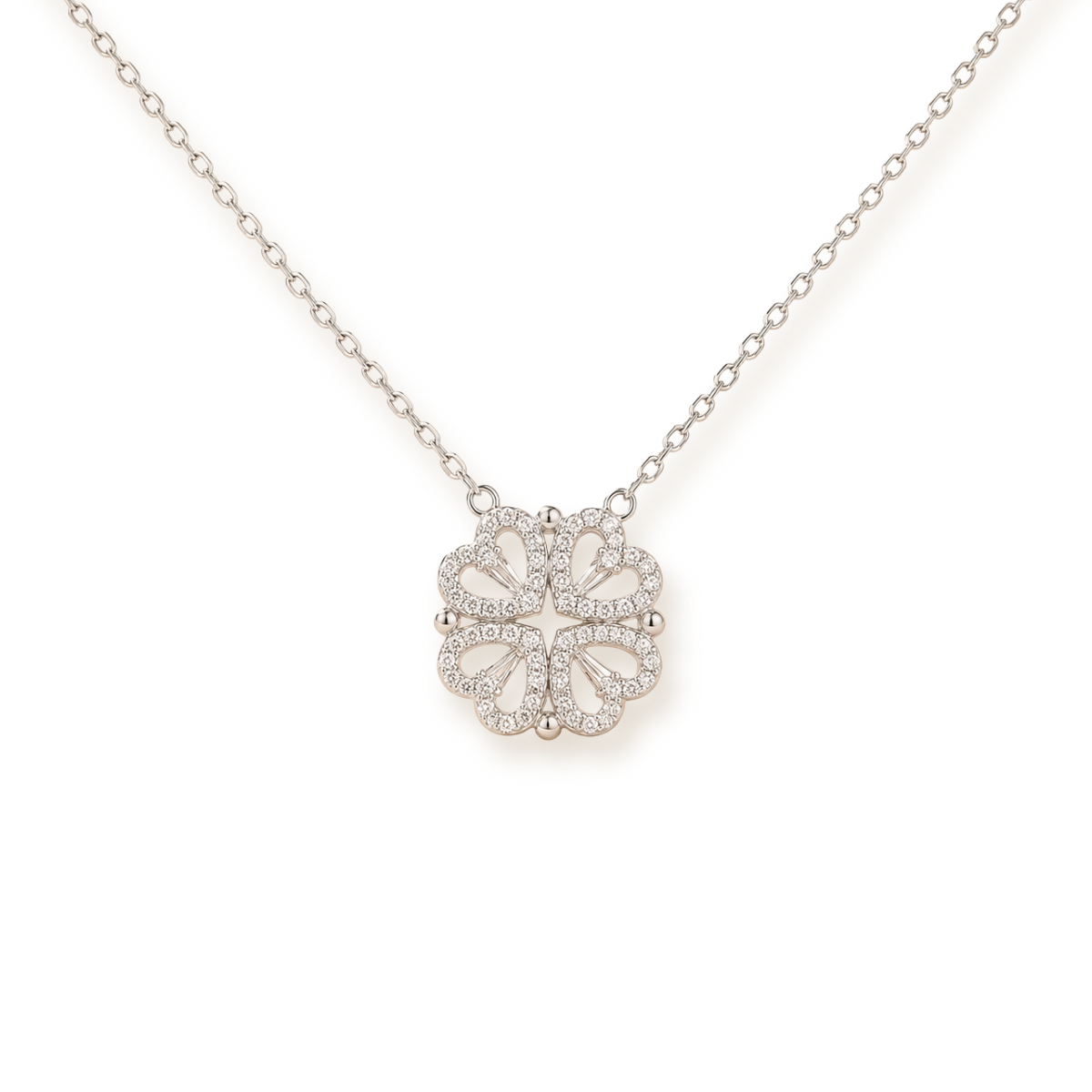 A Little Luck — Magnetic Clover Necklace