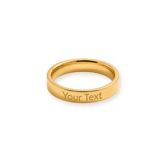 Twenty-Five Characters — Engraved Message Ring