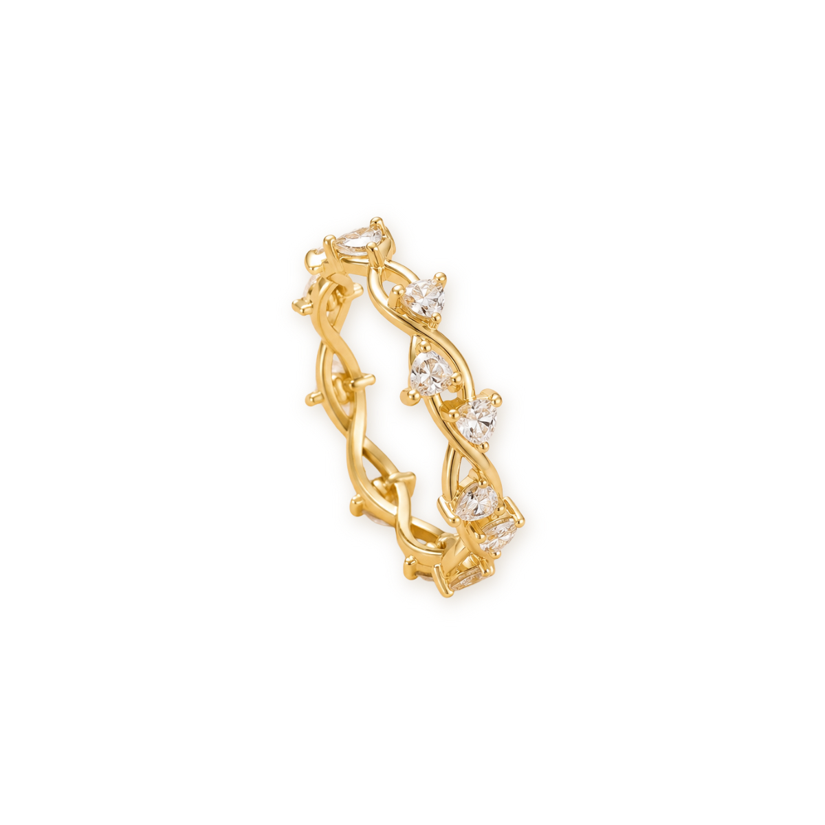 Golden Grace — Gold-Plated Sterling Silver Ring