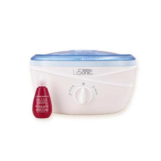Sonic Jewelry Cleaner — Dual Tank Machine with Solution